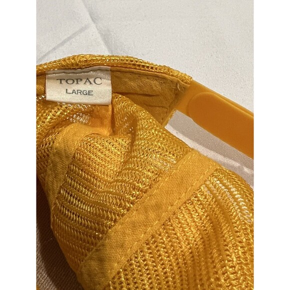 Vintage Semi Pro Football Team Hat Las Vegas Trojans Yellow SnapBack - Picture 3 of 3